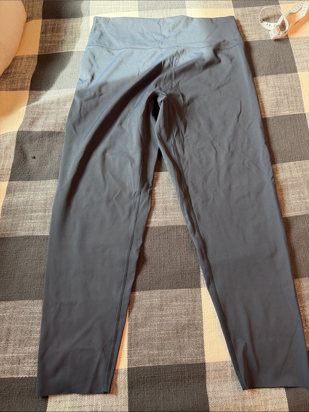 aerie High-Rise Leggings in dark blue gray color